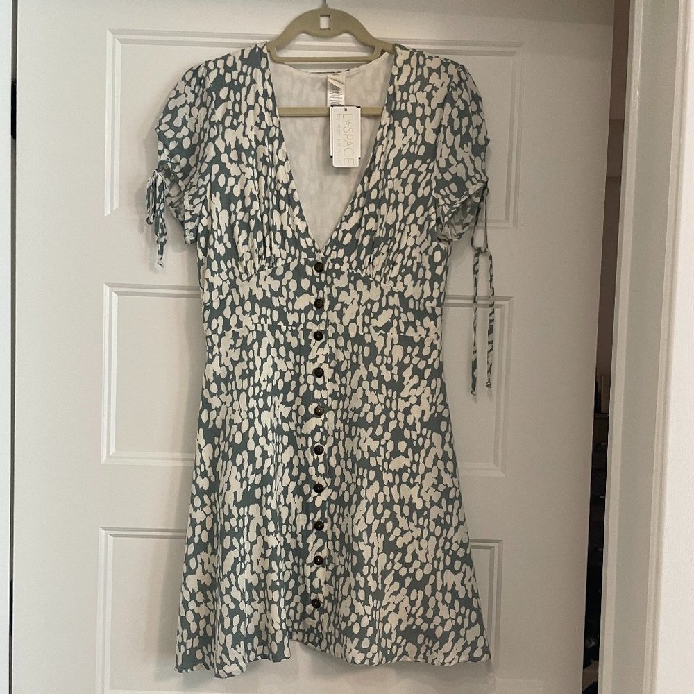 L*SPACE Button Down Dress NWT